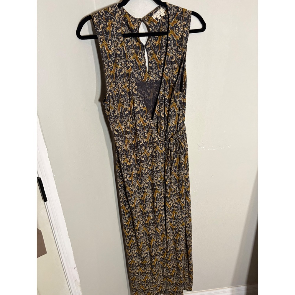 FatFace Boho Paisley Wrap Maxi Dress Women's Sz 10 Festival Vacation - Picture 9 of 12